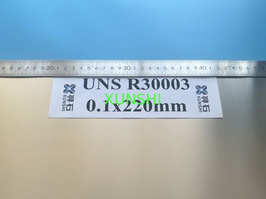 R30003 high strength non magnetic anti-corrosion elastic alloy strip